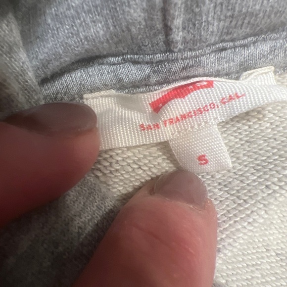 Levi's Vote Relaxed Graphic Hoodie, Wash Gray Heather, Small - Picture 11 of 13